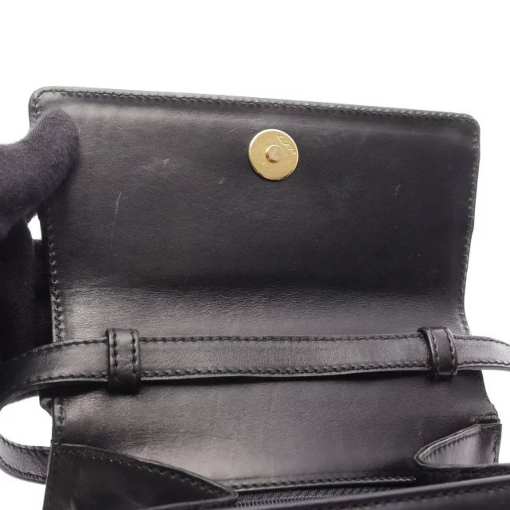 Salvatore Ferragamo Black Handbag Rion Leather Vara - Picture 5 of 10